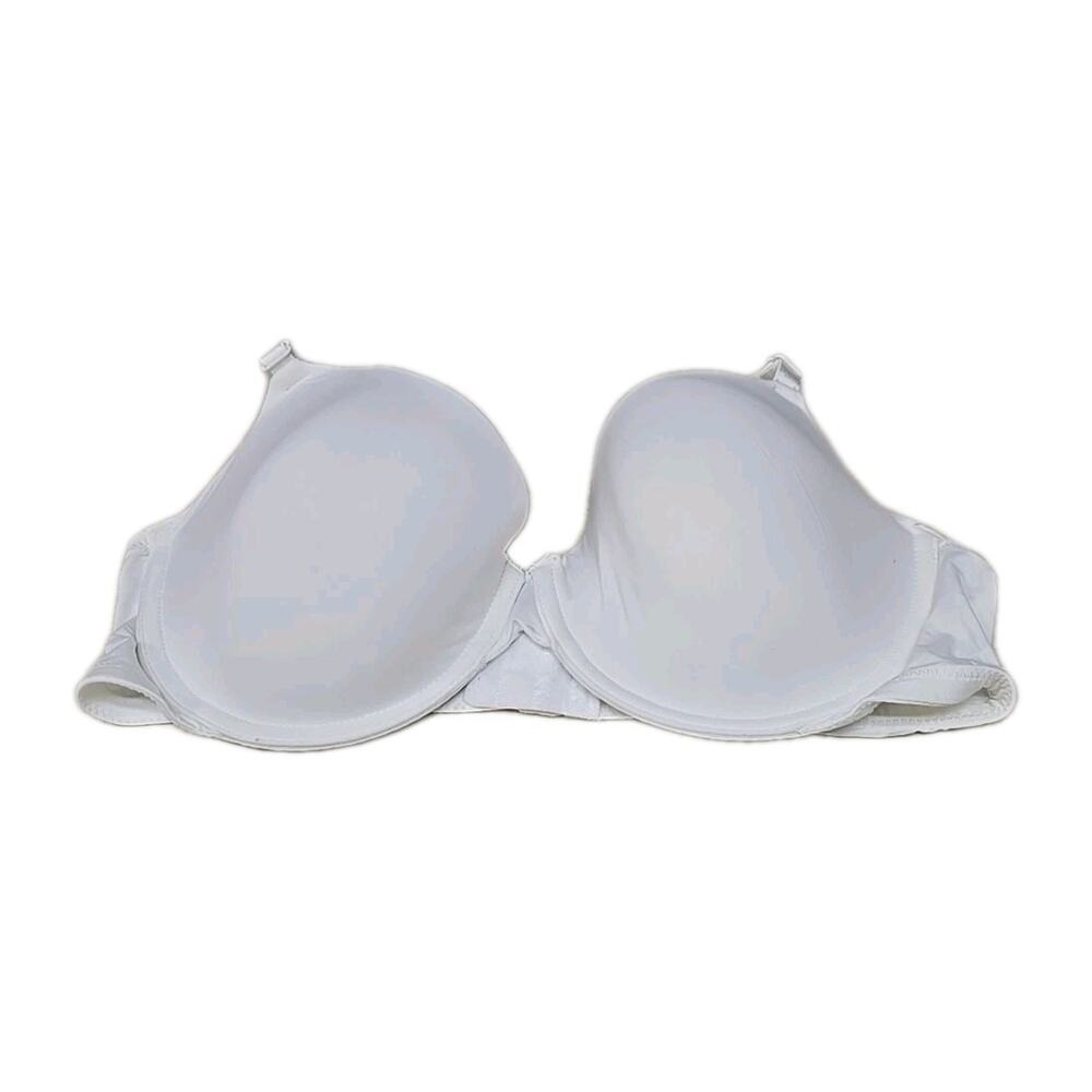 Auden The Everyday White Lightly Lined Demi Underwire T-Shirt Bra Size 36D